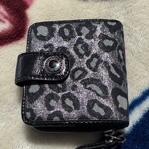 Sparkly Leopard Print Wallet
